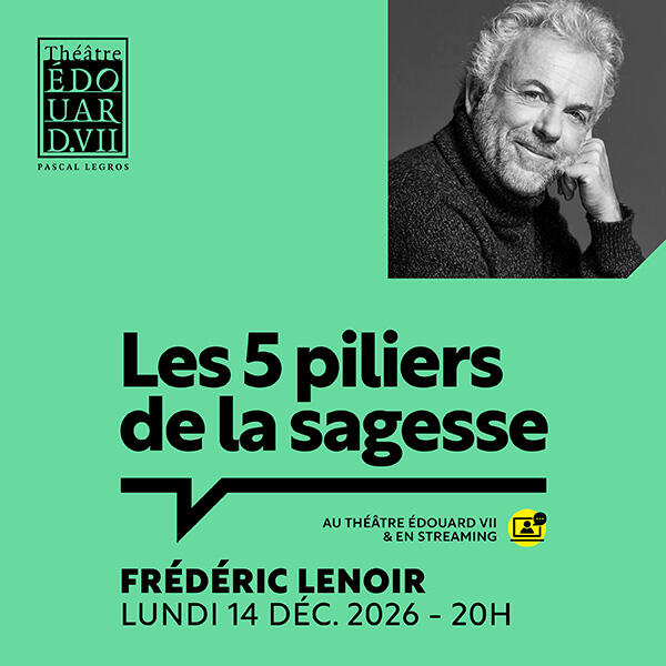 CONFÉRENCE FRÉDÉRIC LENOIR